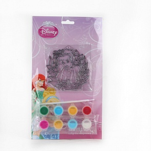 Витраж Принцессы Дисней с красками и кисточкой, 2 вида (Multiart, T13-SC-PR1sim)